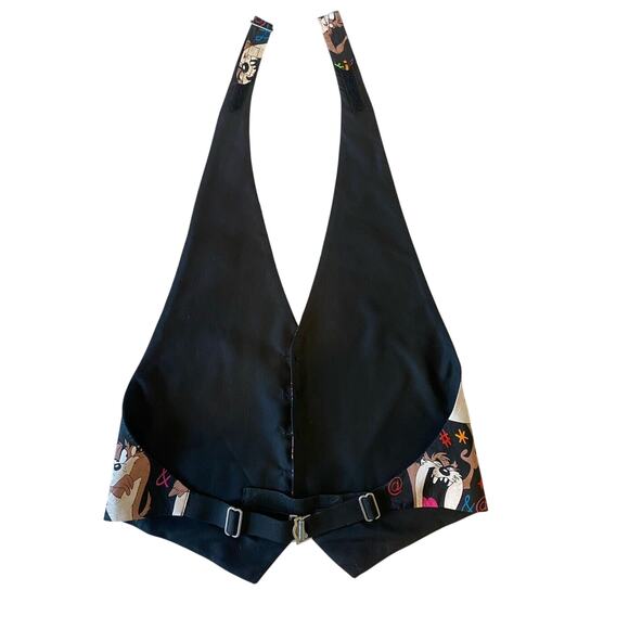 Looney Tunes Balancine Mens Size 38-44 Vintage 94 Taz Open Back Adjustable Strap - Picture 2 of 9